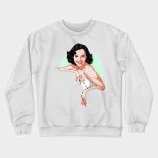 Paulette Goddard - An illustration by Paul Cemmick Crewneck Sweatshirt